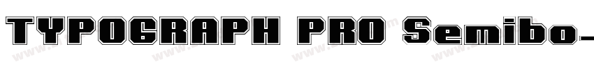 TYPOGRAPH PRO Semibo字体转换